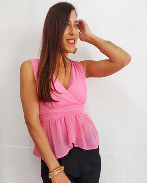 TOP GASA ROSA - Imagen 1