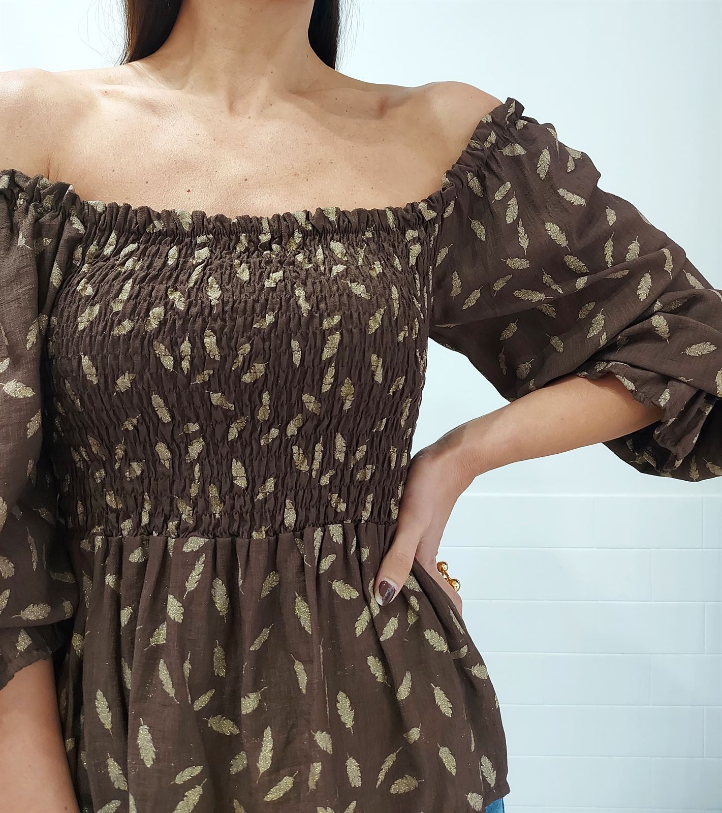 TOP GOLDEN LEAVES CHOCOLATE - Imagen 2