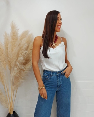 TOP LENCERO BLANCO - Imagen 1