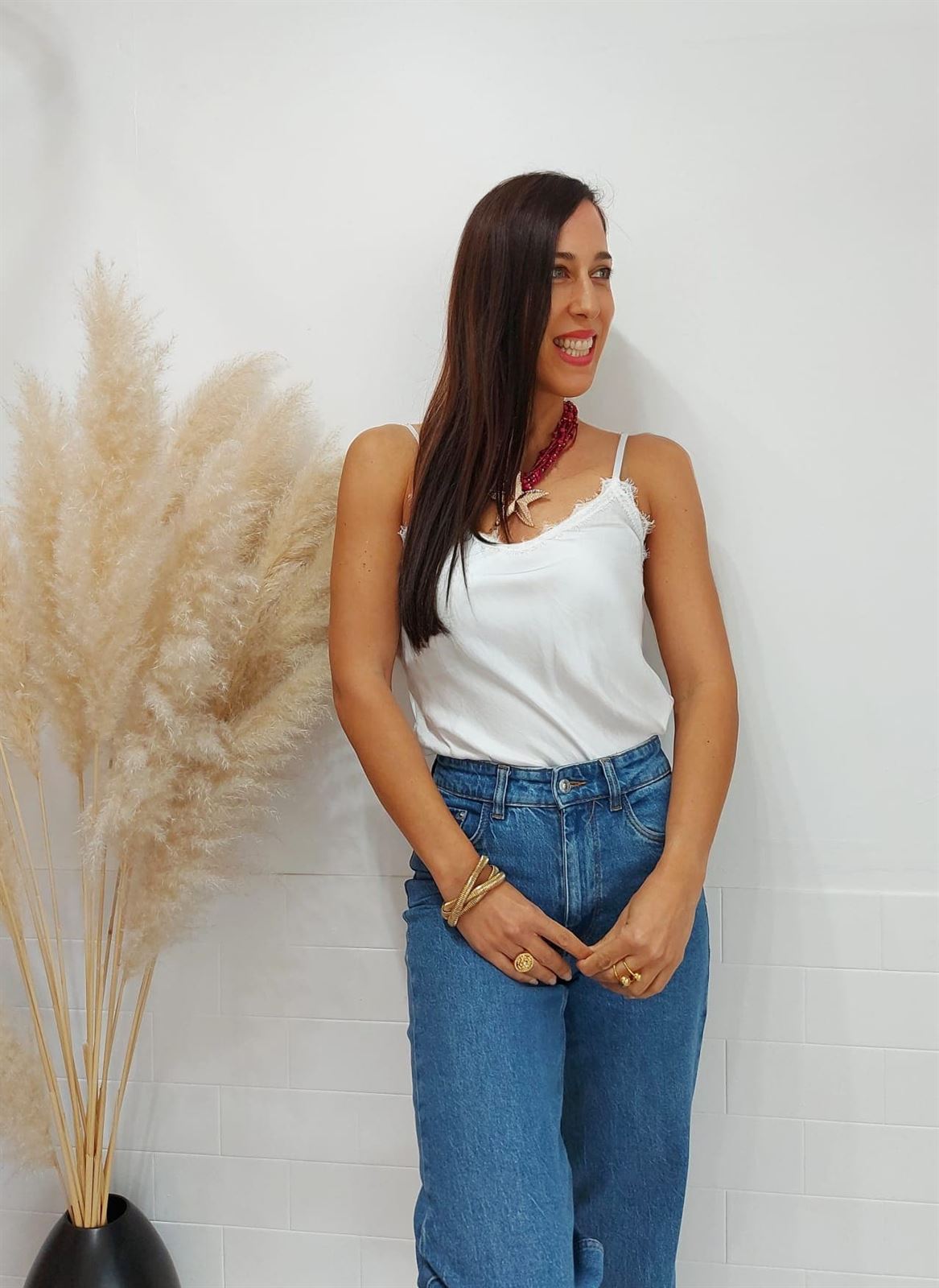 TOP LENCERO BLANCO - Imagen 3