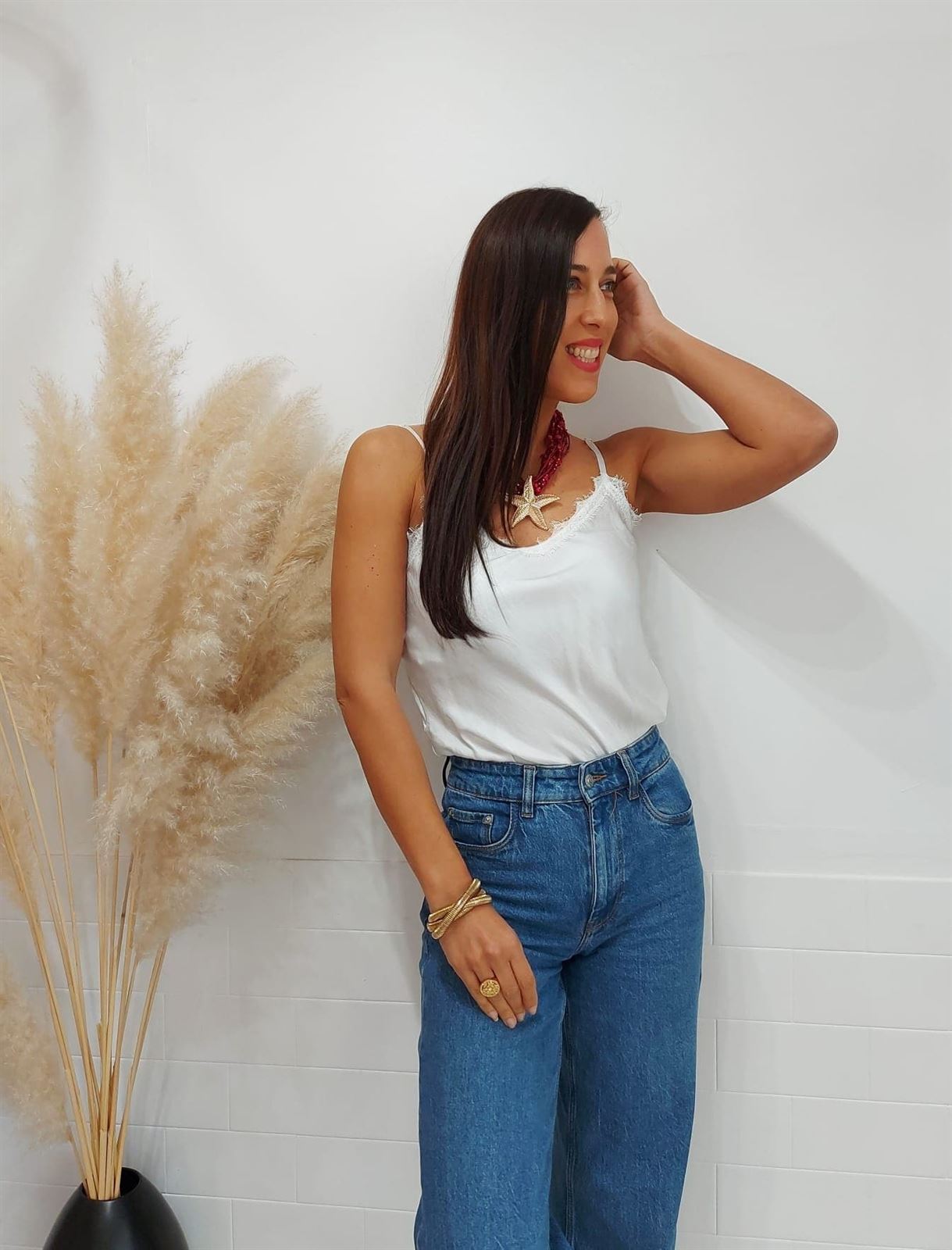 TOP LENCERO BLANCO - Imagen 4
