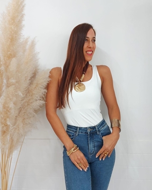 TOP LICRA BLANCO - Imagen 1