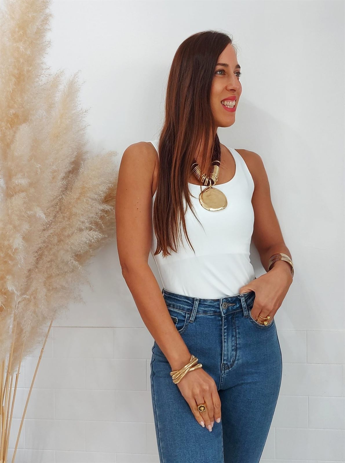 TOP LICRA BLANCO - Imagen 4