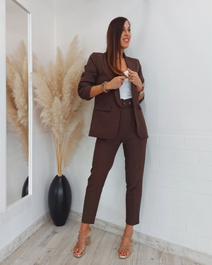 TRAJE GRETA CHOCOLATE - Imagen 2