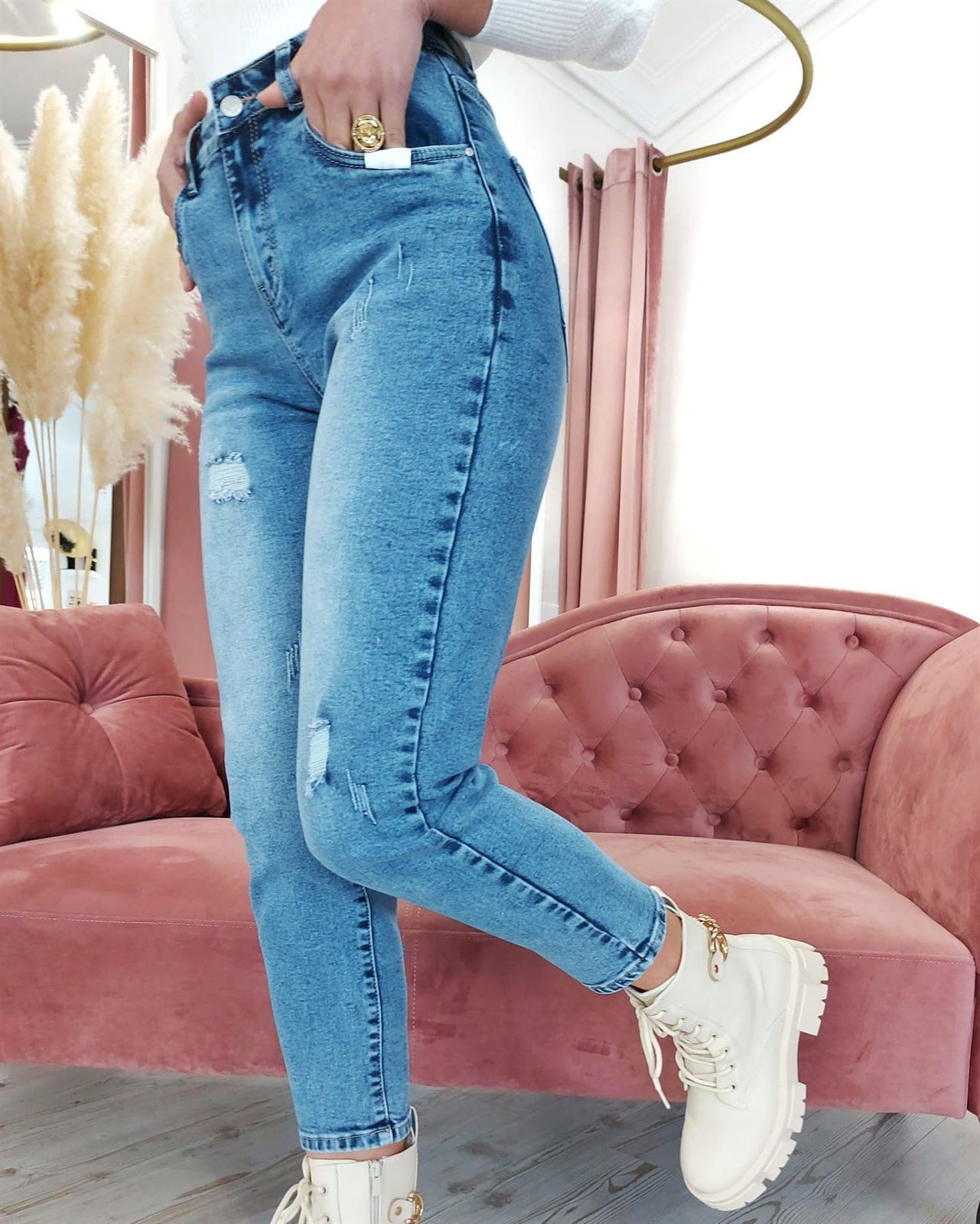 VAQUERO MOM FIT - Imagen 2