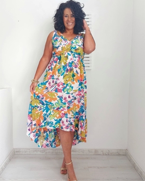 VESTIDO ABRIL ROSA - Imagen 2