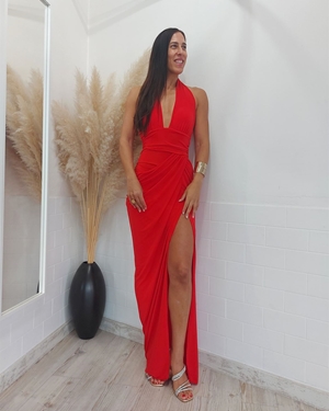 VESTIDO ADA ROJO - Imagen 2