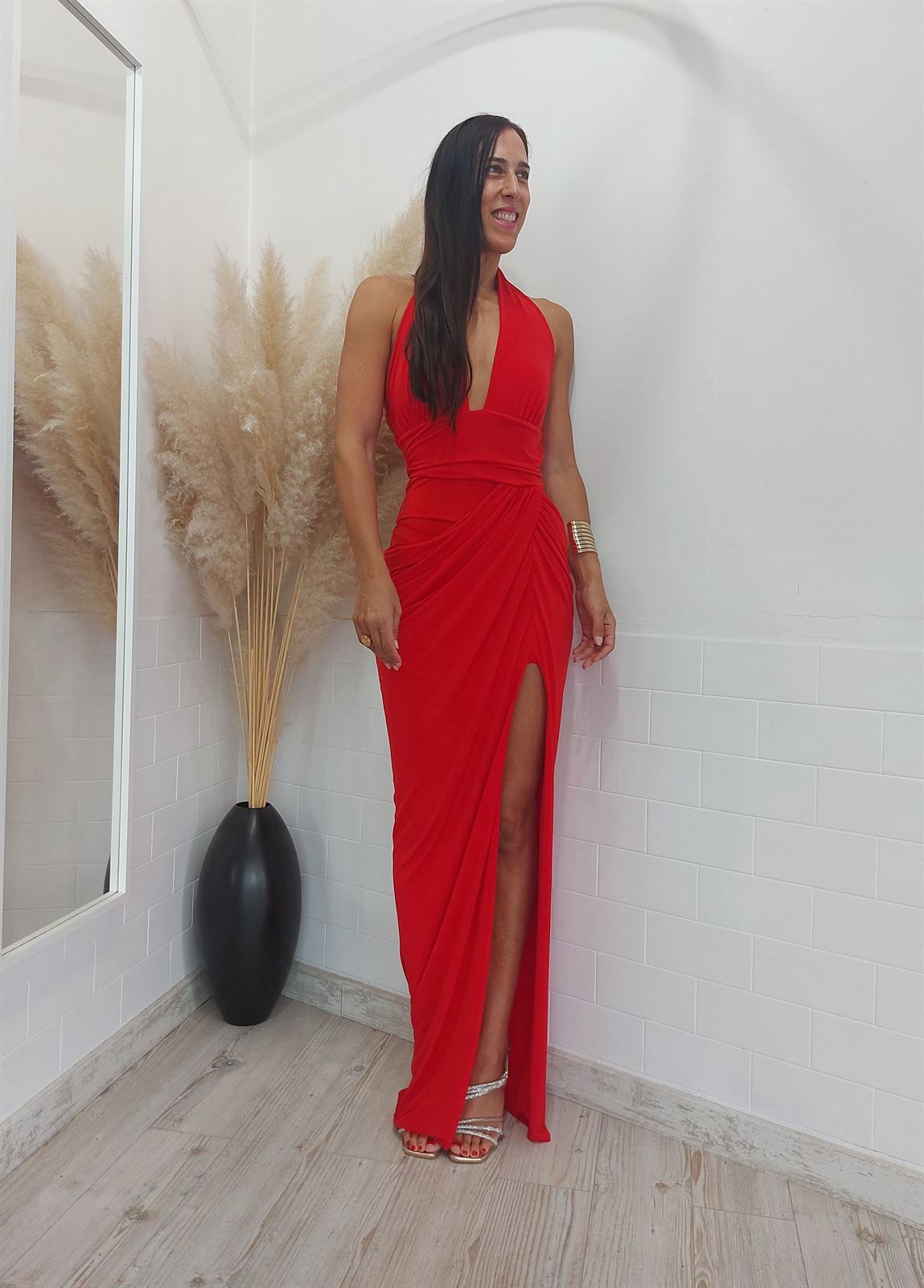 VESTIDO ADA ROJO - Imagen 4