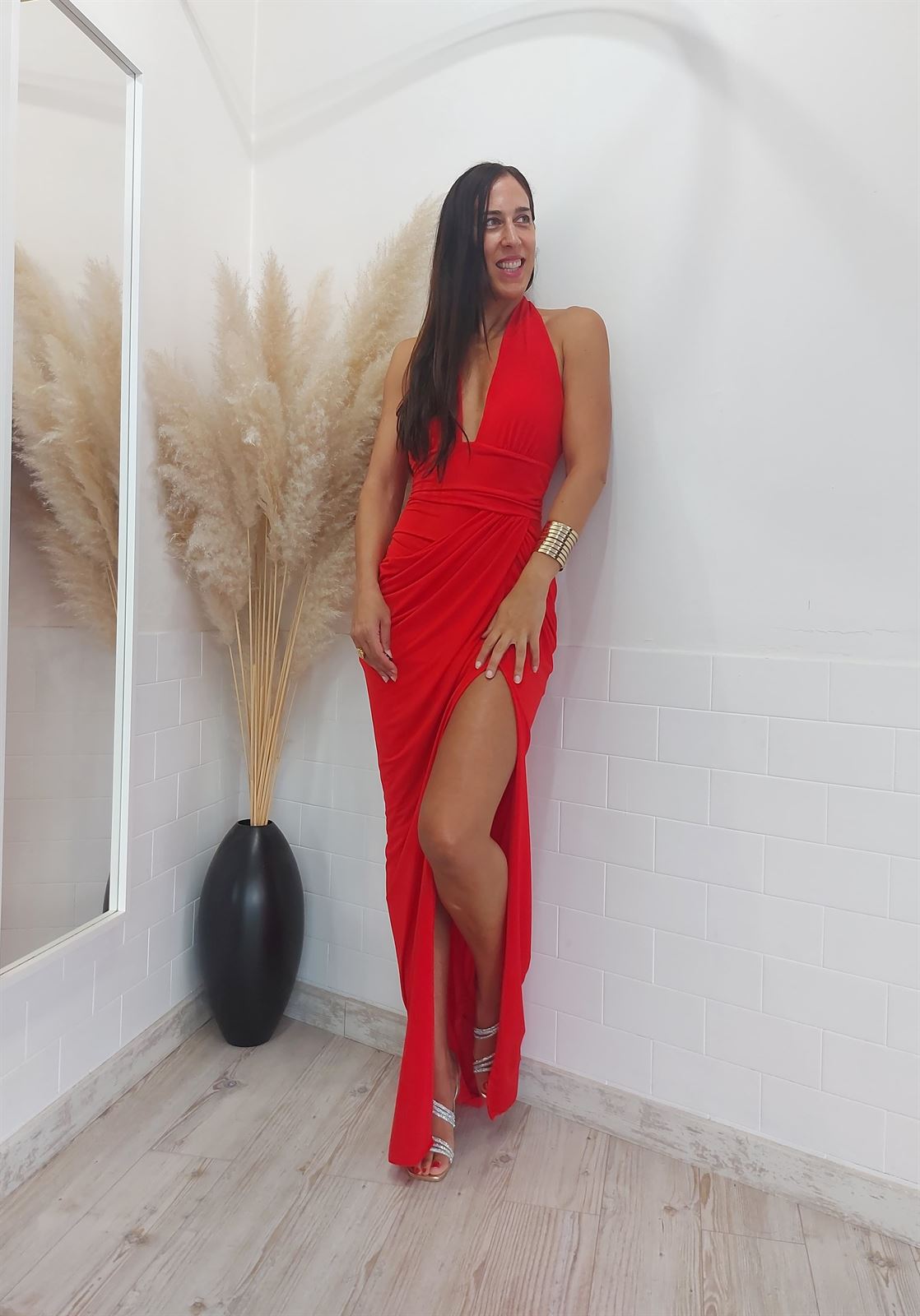 VESTIDO ADA ROJO - Imagen 5
