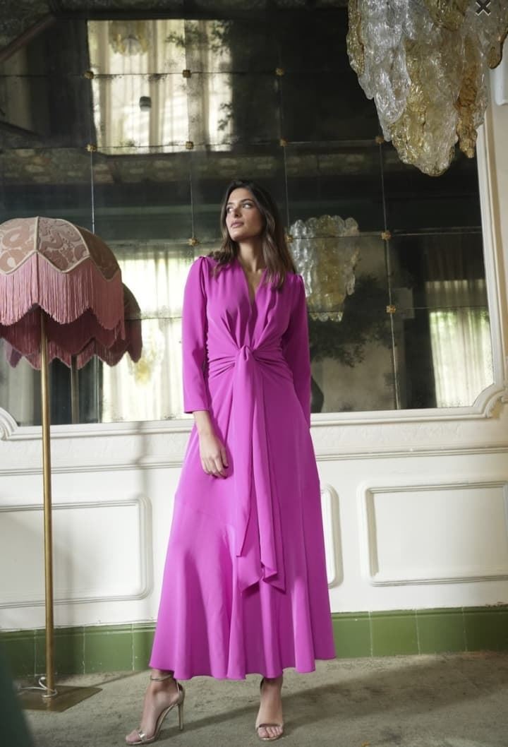 VESTIDO AGATA BUGANVILLA - Imagen 1