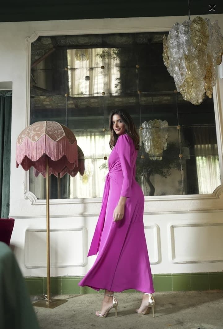 VESTIDO AGATA BUGANVILLA - Imagen 3