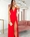 VESTIDO ALDARA ROJO - Imagen 1
