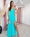 VESTIDO ALDARA TURQUESA - Imagen 1