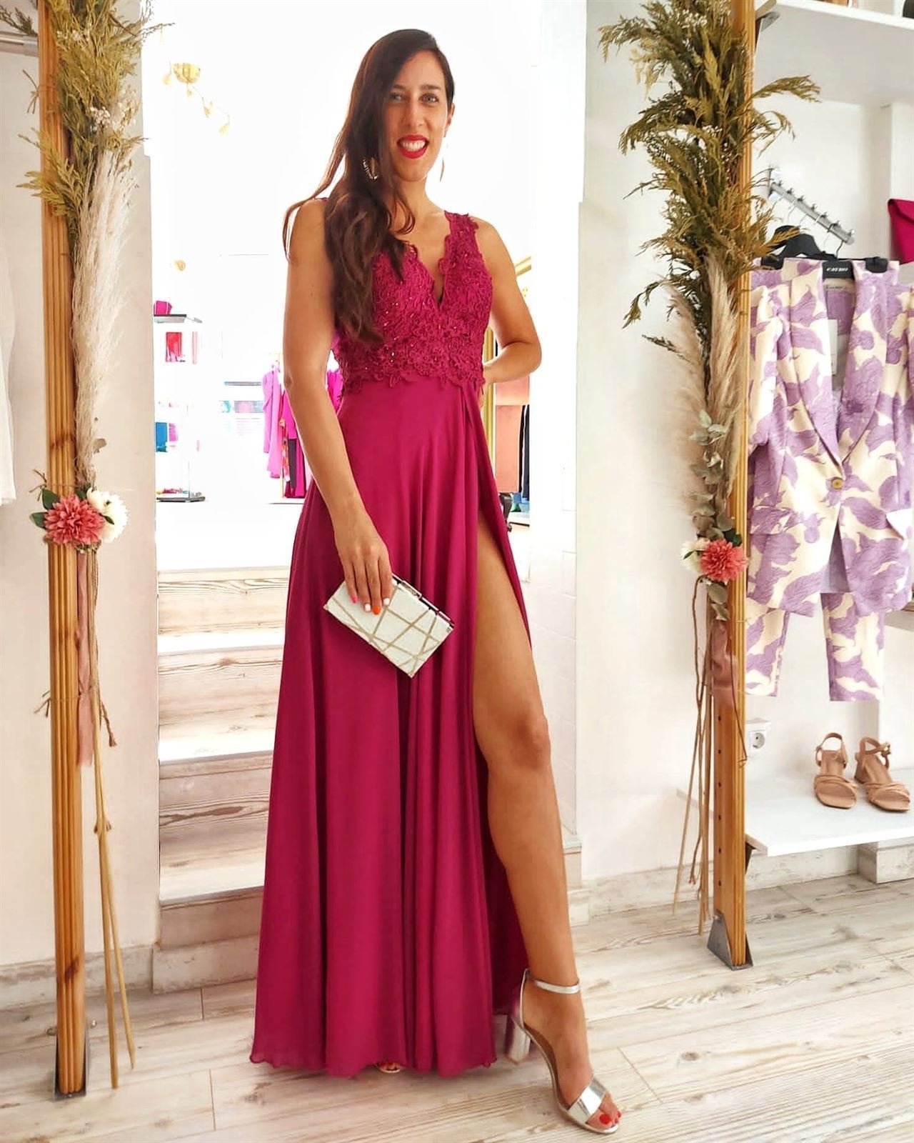 VESTIDO ALEXANDRA BUGANVILLA - Imagen 1