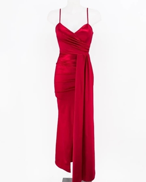 VESTIDO ANCOS ROJO - Imagen 1