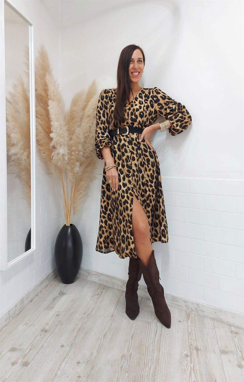VESTIDO ANIMAL PRINT - Imagen 5