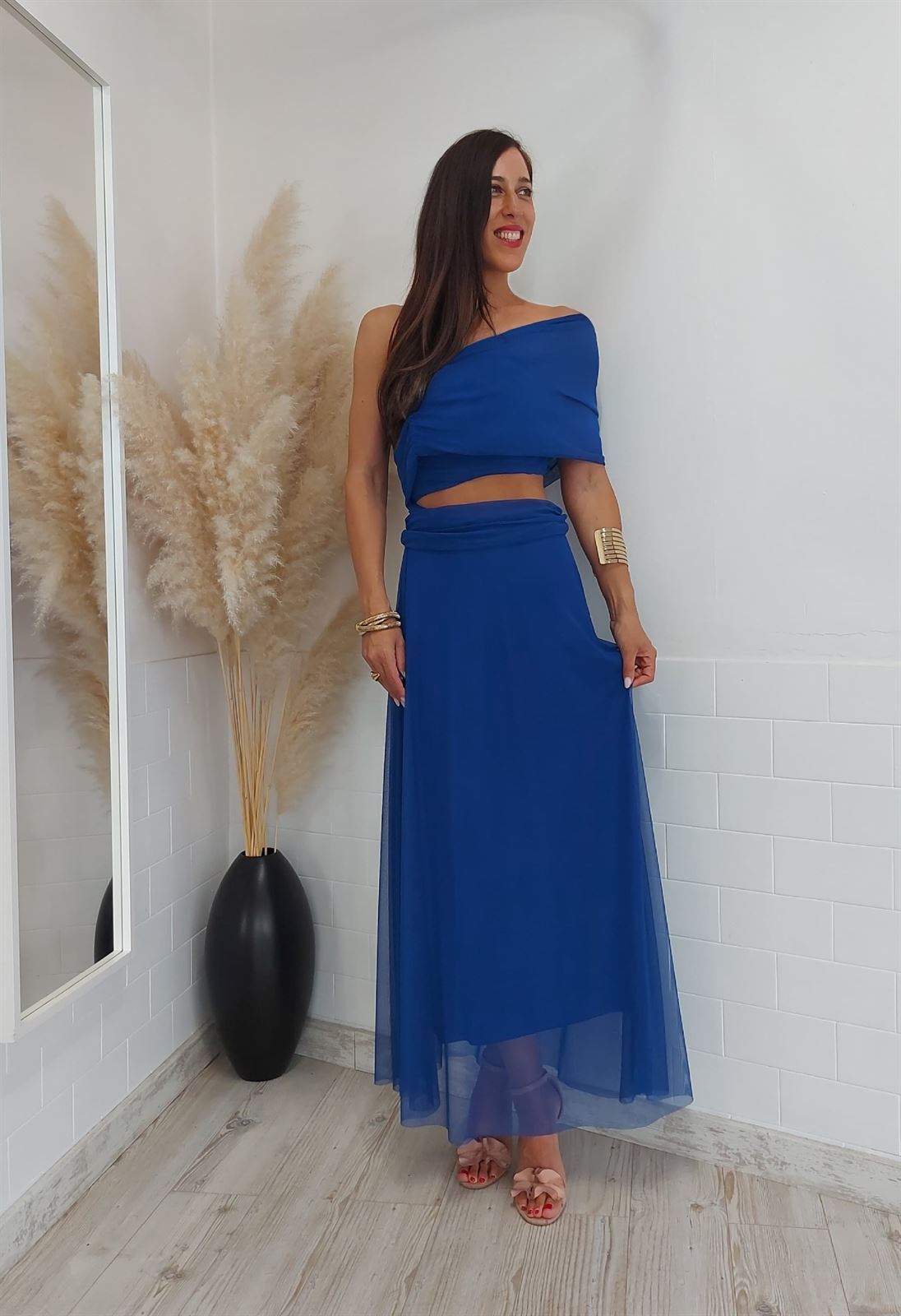 VESTIDO ANKARA TUL KLEIN - Imagen 1
