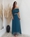 VESTIDO ANKARA TUL VERDE - Imagen 1