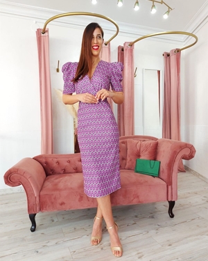 VESTIDO ARI LILA - Imagen 1