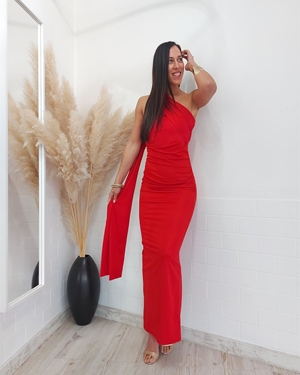 VESTIDO AUDREY ROJO - Imagen 2