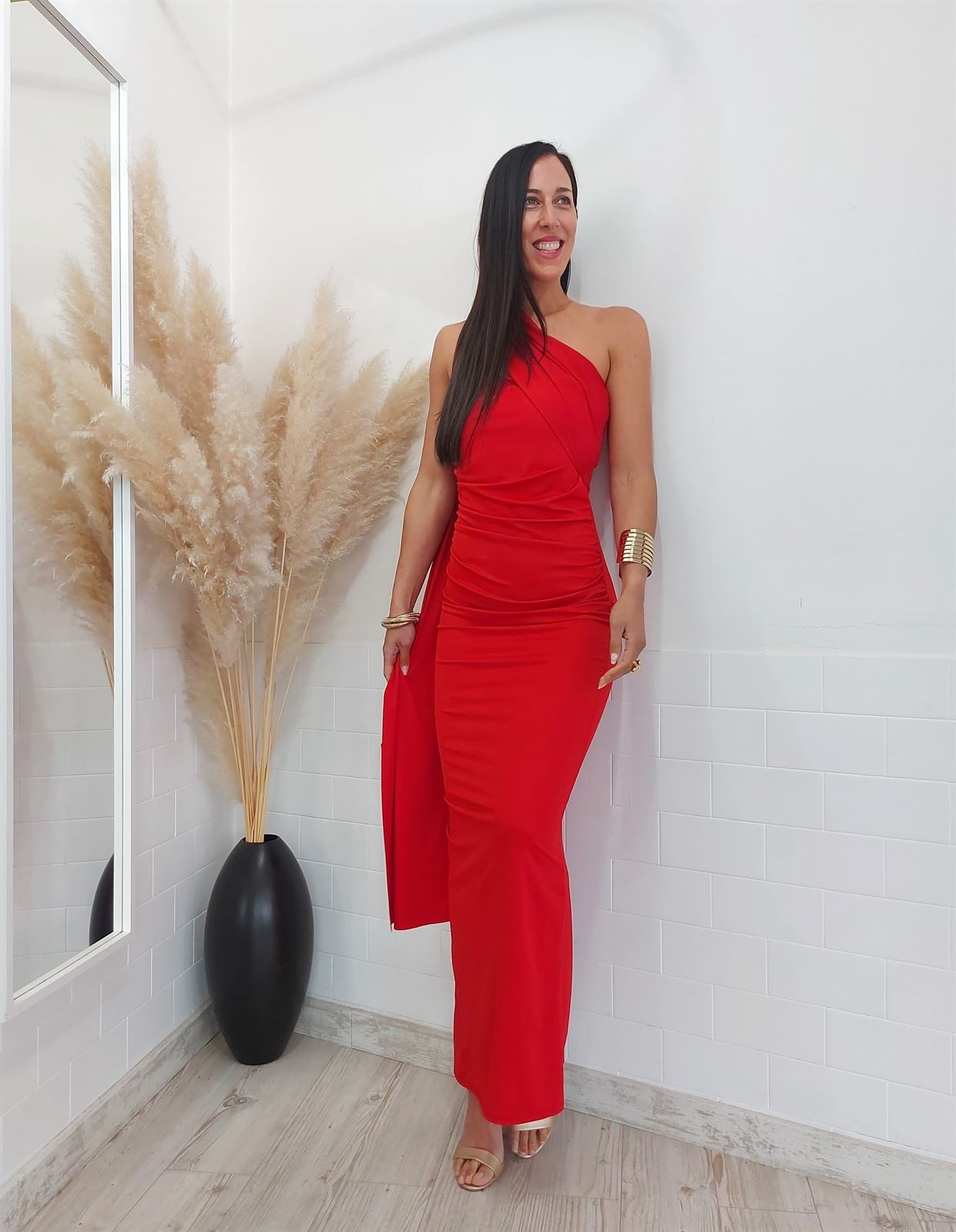 VESTIDO AUDREY ROJO - Imagen 3