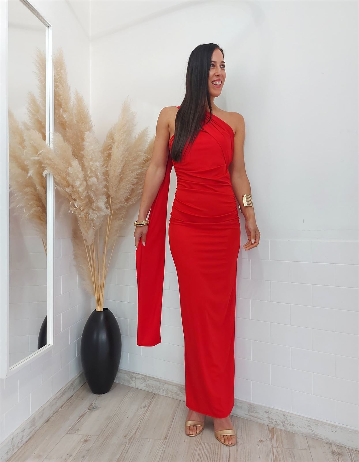 VESTIDO AUDREY ROJO - Imagen 4