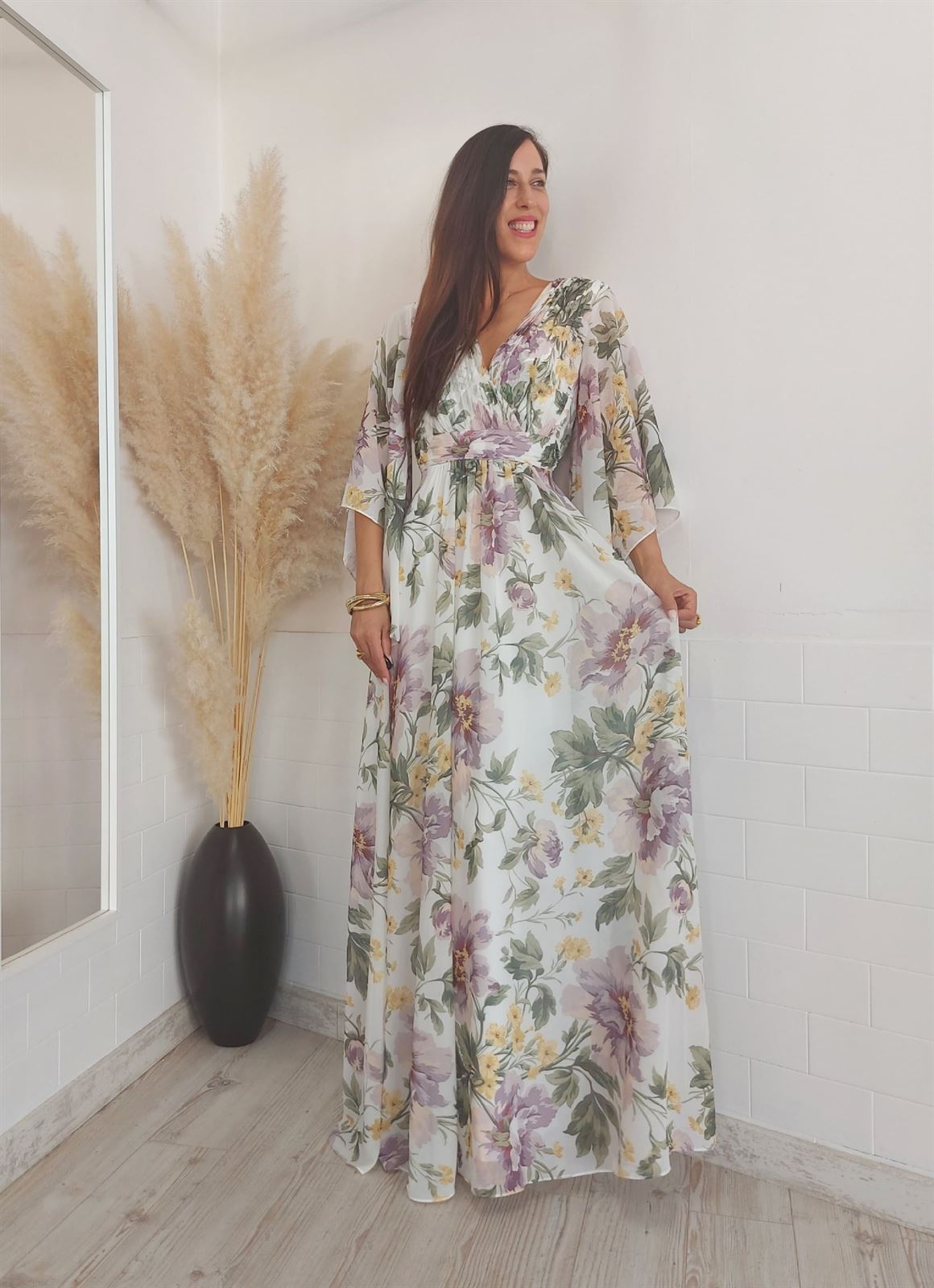VESTIDO BETANIA MANGA - Imagen 1