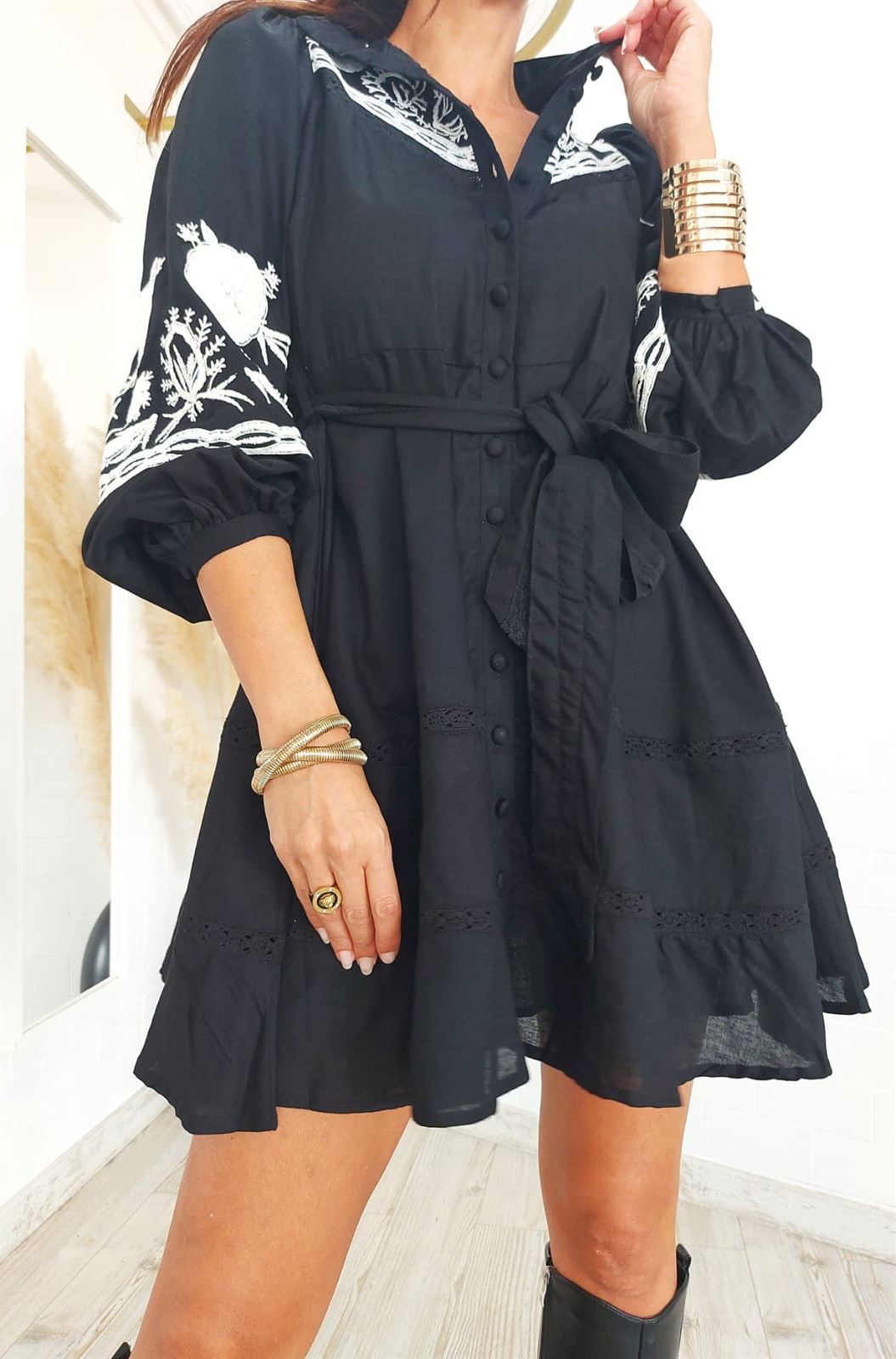 VESTIDO BOHO AUTUMN - Imagen 7