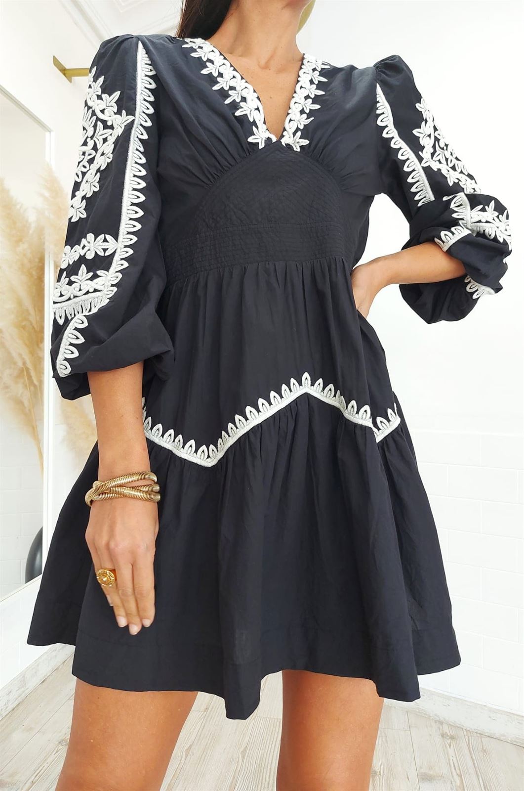 VESTIDO BOHO BLACK - Imagen 5