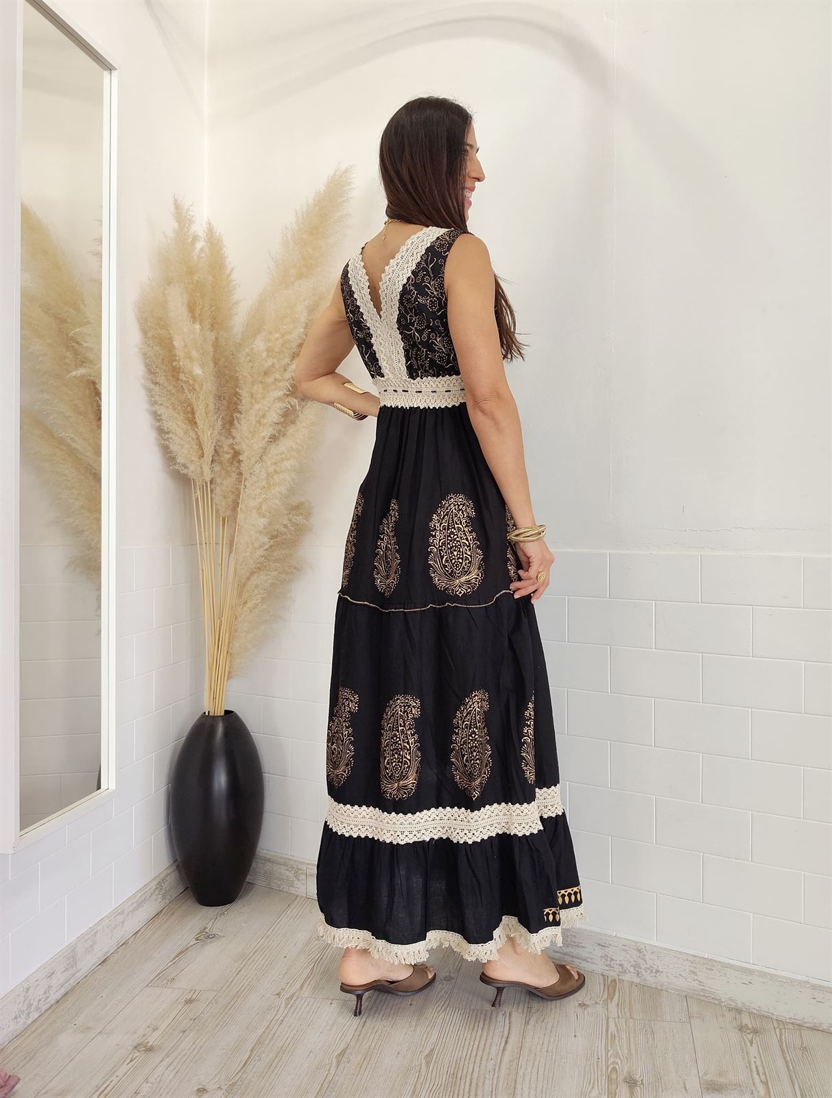 VESTIDO BOHO BLACK - Imagen 5