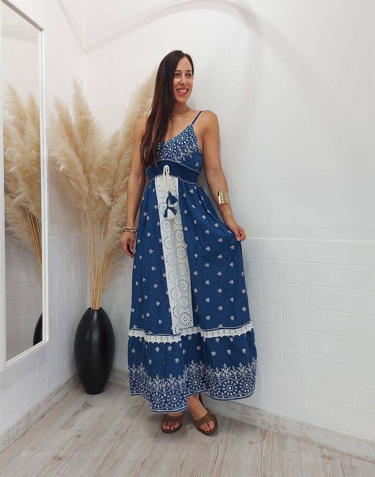 VESTIDO BOHO DENIM - Imagen 1