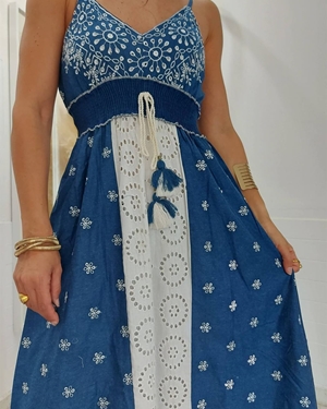 VESTIDO BOHO DENIM - Imagen 2