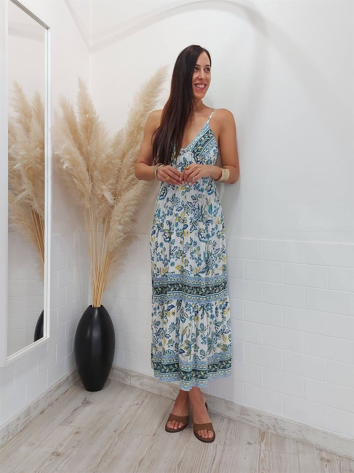 VESTIDO BOHO ESTAMPADO - Imagen 3
