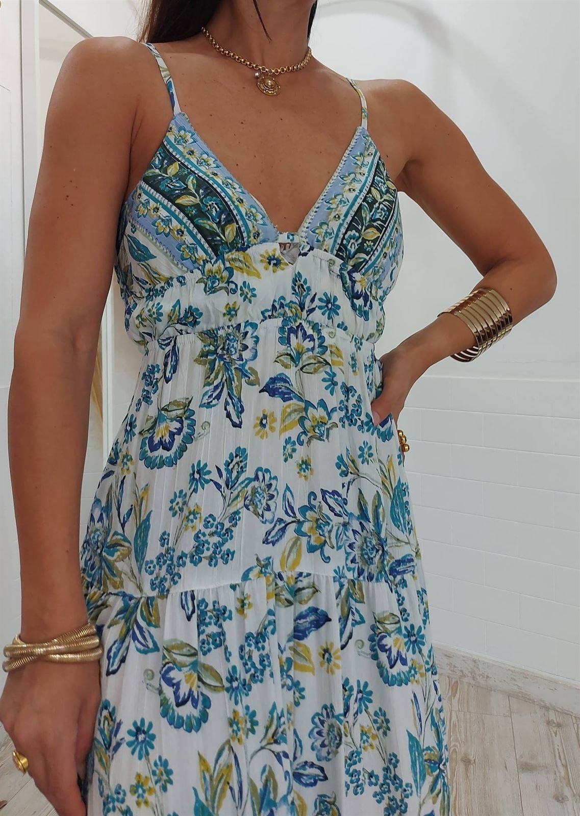 VESTIDO BOHO ESTAMPADO - Imagen 4