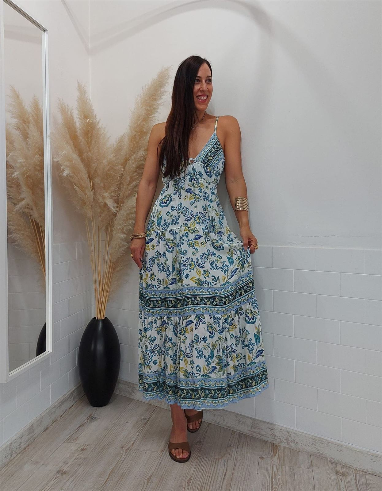 VESTIDO BOHO ESTAMPADO - Imagen 5