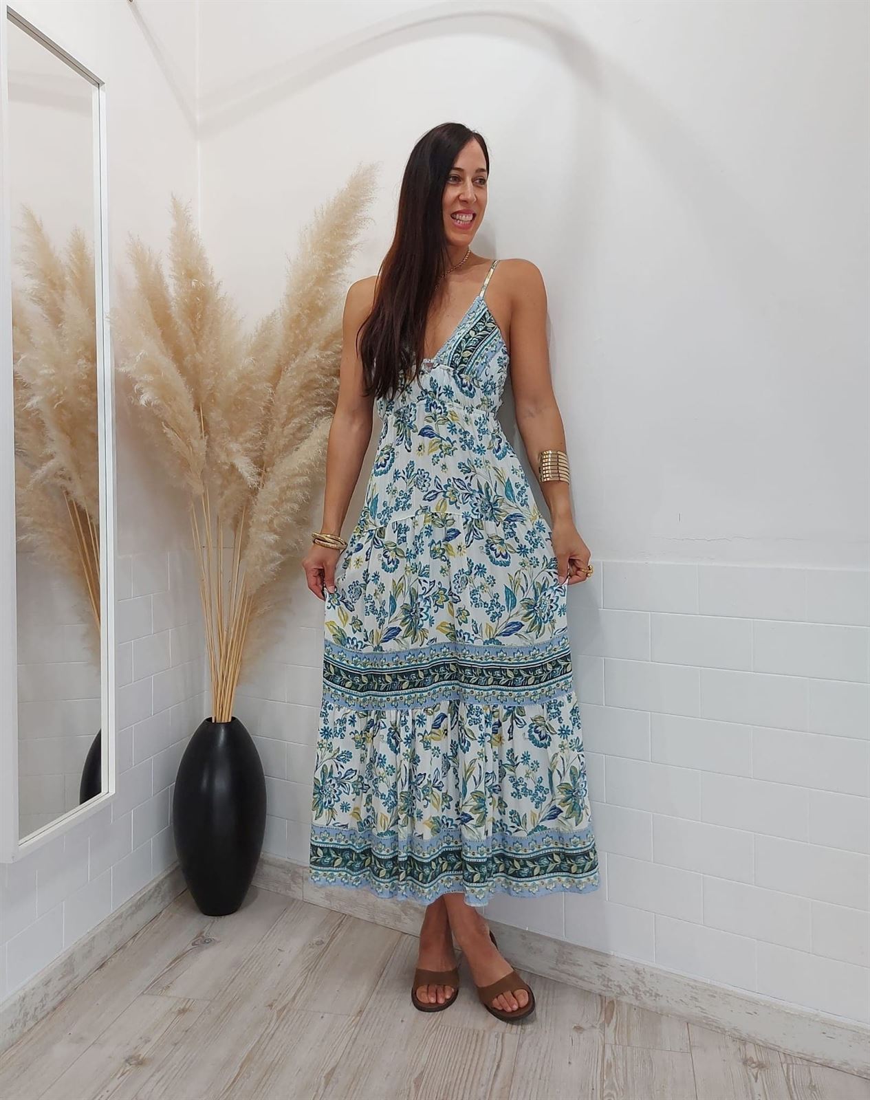 VESTIDO BOHO ESTAMPADO - Imagen 6