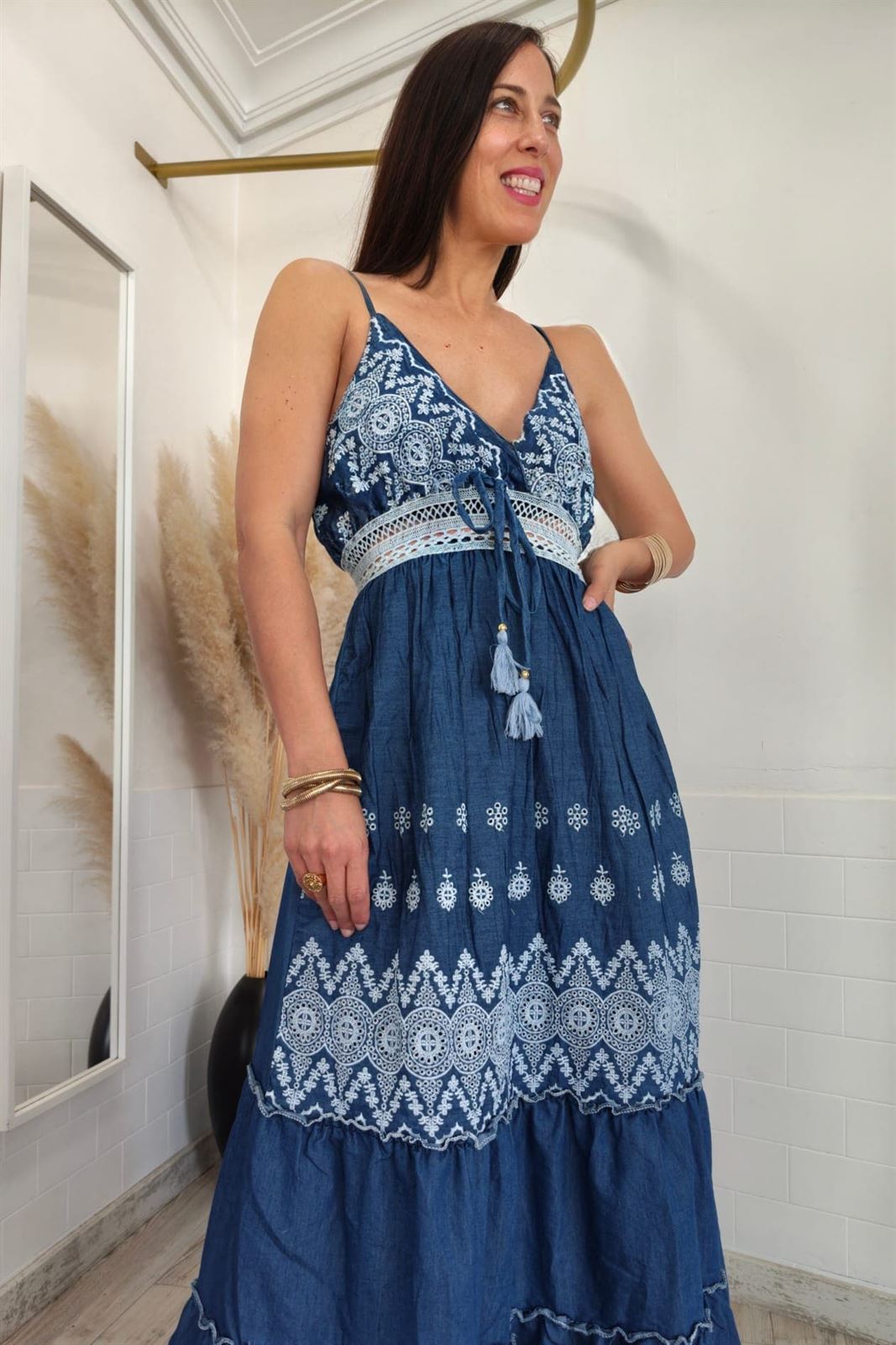 VESTIDO BOMBAI DENIM - Imagen 2