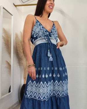 VESTIDO BOMBAI DENIM - Imagen 2