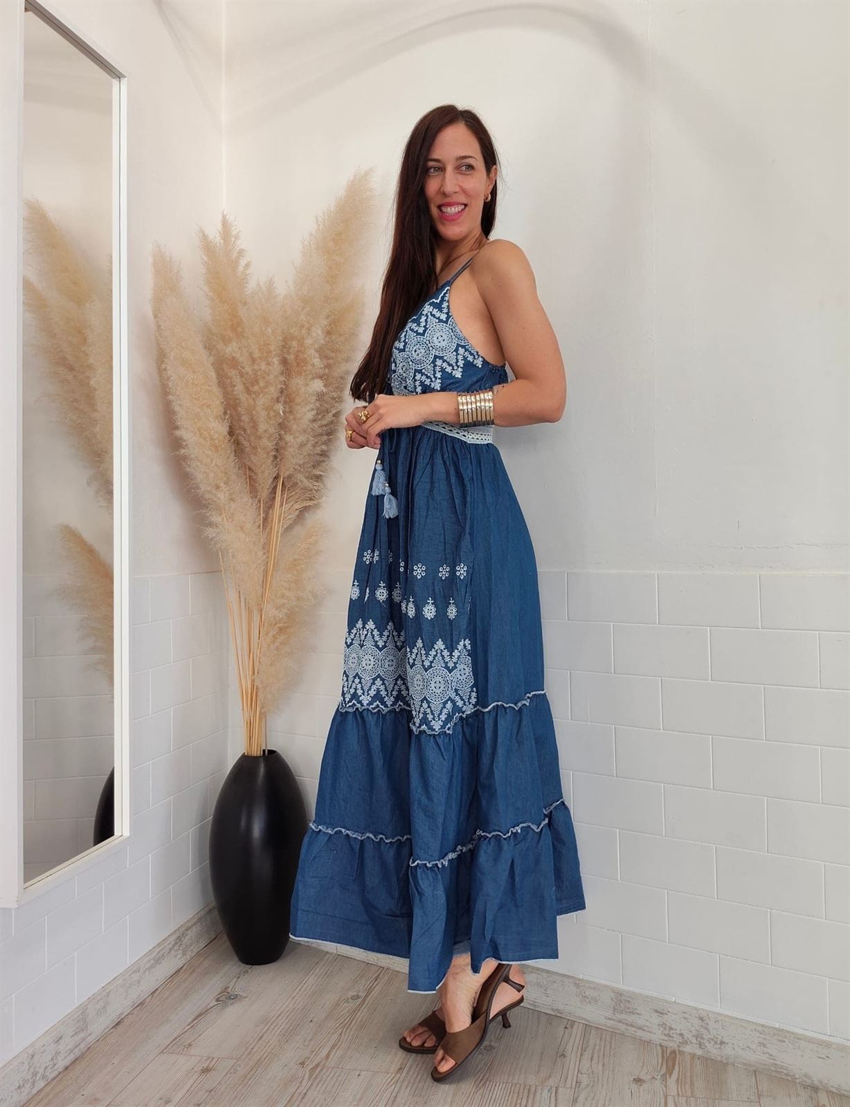 VESTIDO BOMBAI DENIM - Imagen 3