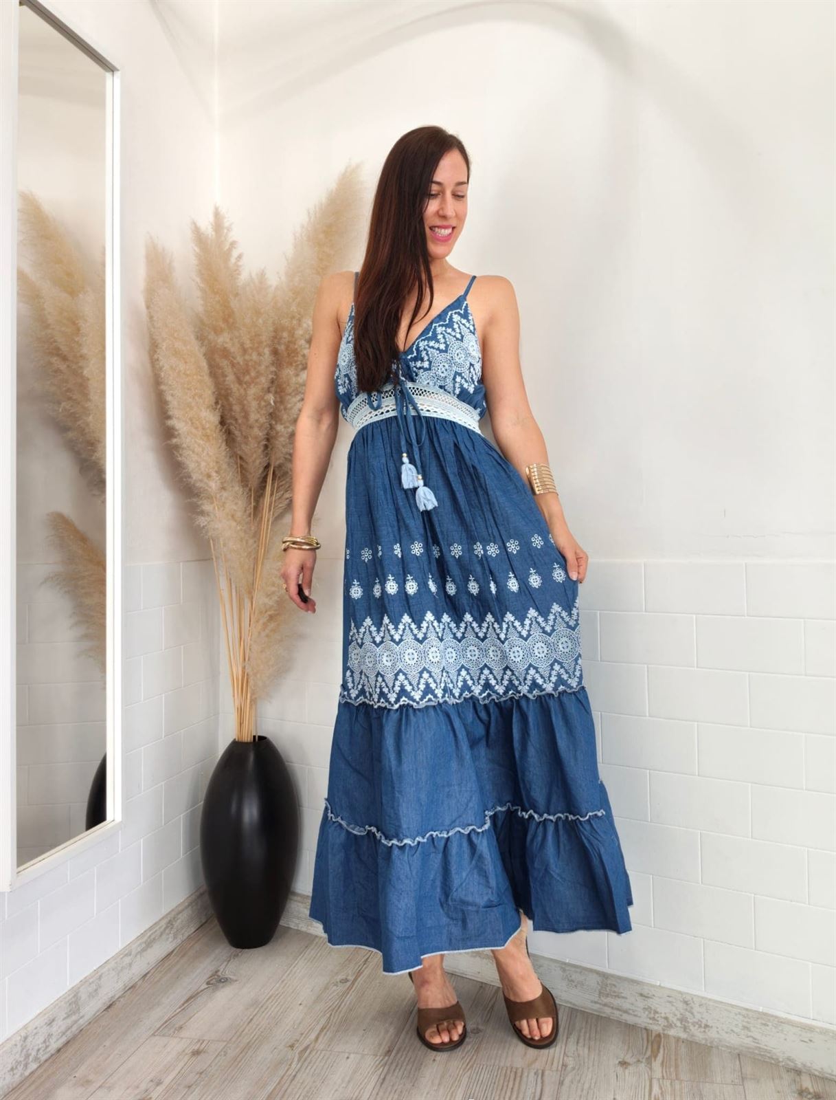 VESTIDO BOMBAI DENIM - Imagen 5