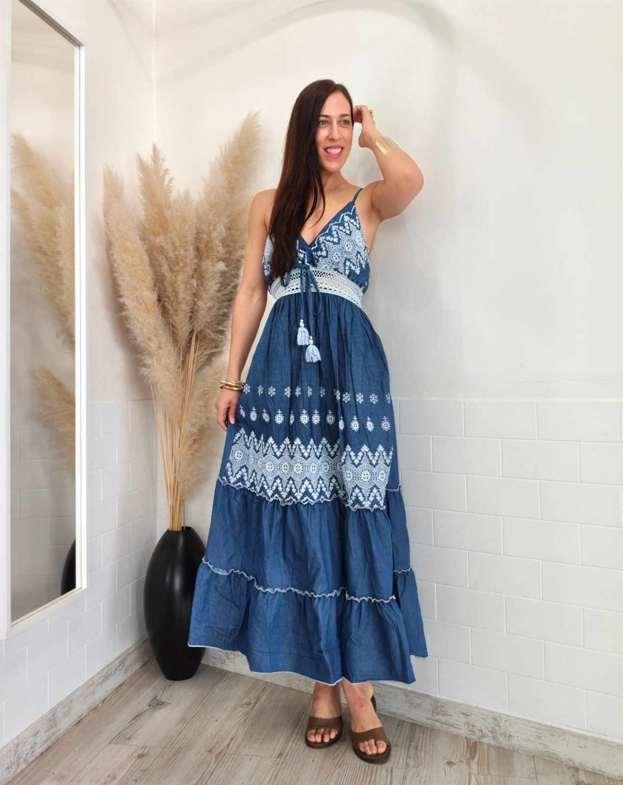 VESTIDO BOMBAI DENIM - Imagen 6