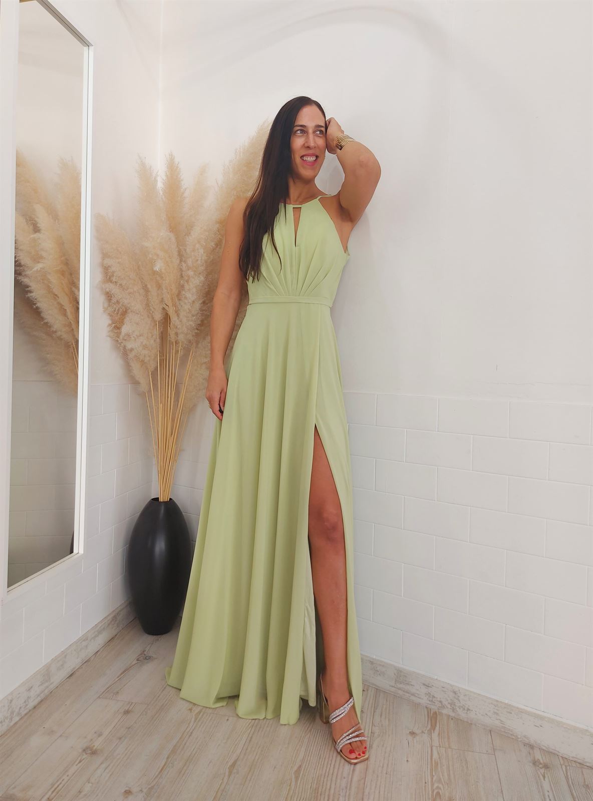 VESTIDO CLEO VERDE - Imagen 2