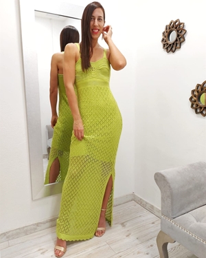 VESTIDO CROCHET LIMA - Imagen 1