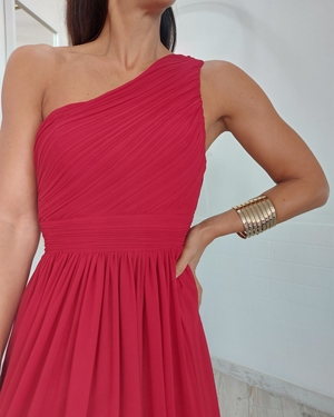 VESTIDO DIANA BURDEOS - Imagen 1