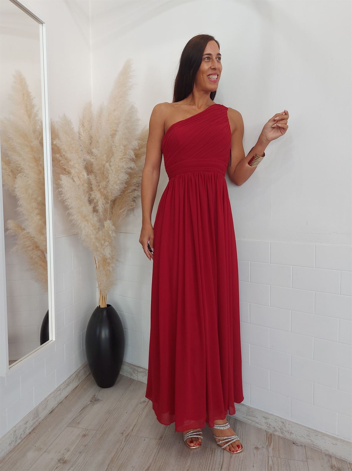 VESTIDO DIANA BURDEOS - Imagen 2