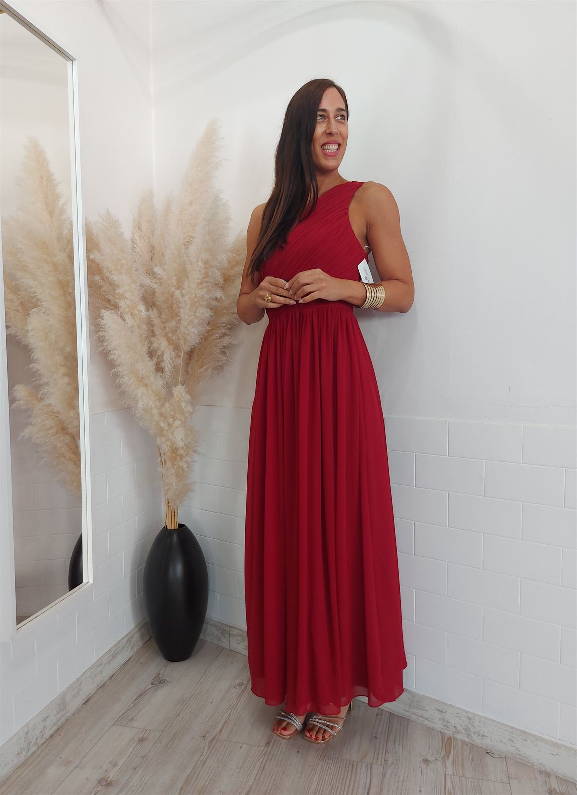 VESTIDO DIANA BURDEOS - Imagen 3