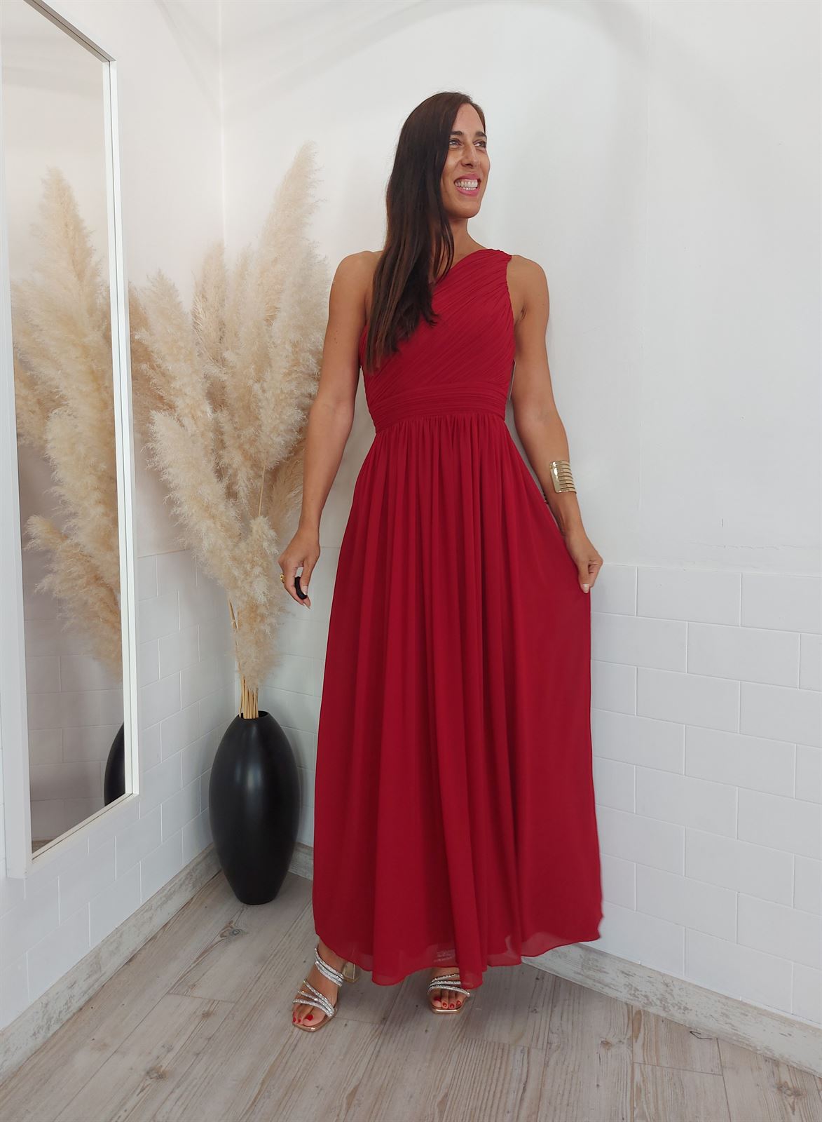 VESTIDO DIANA BURDEOS - Imagen 4