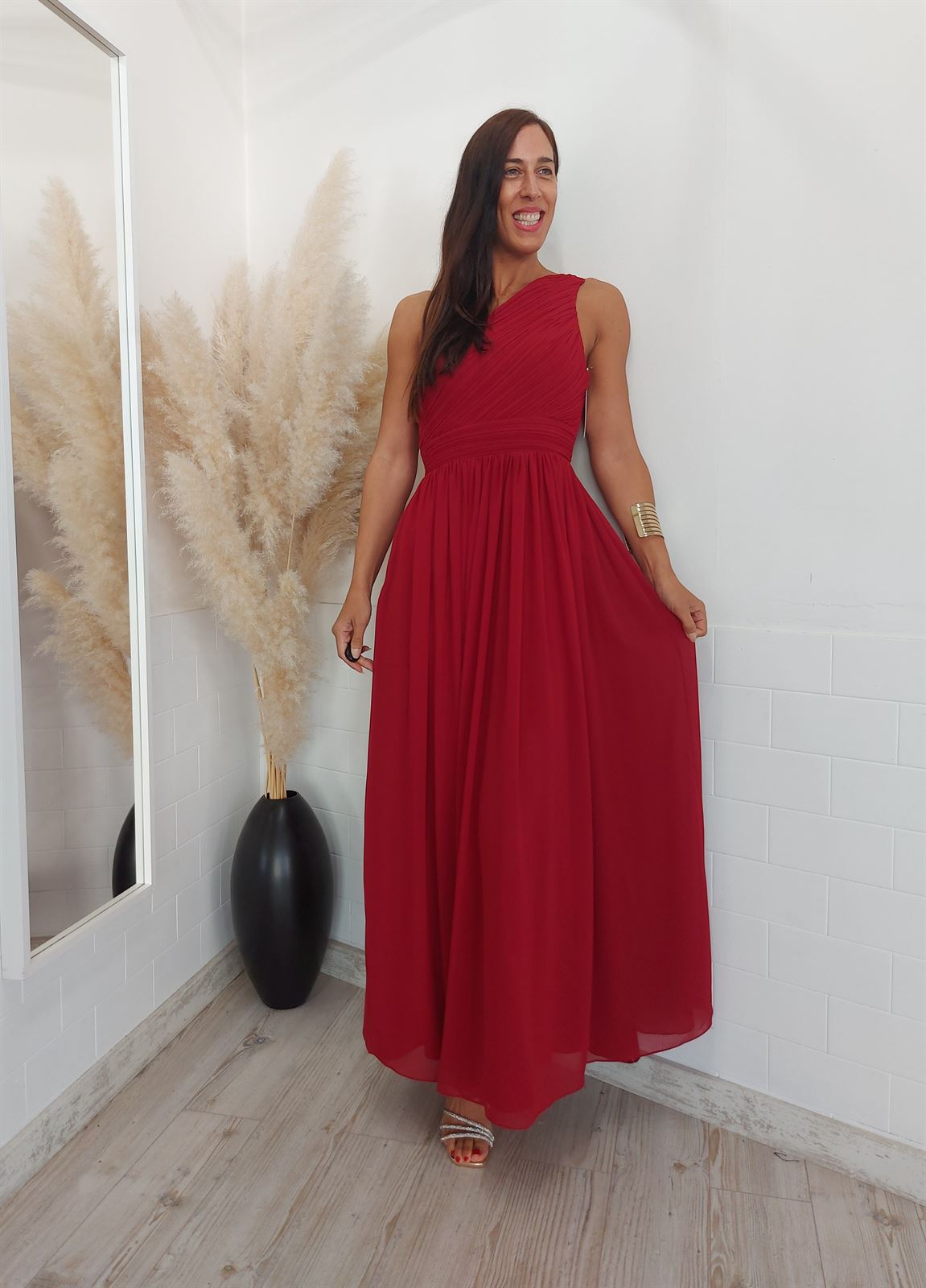 VESTIDO DIANA BURDEOS - Imagen 5
