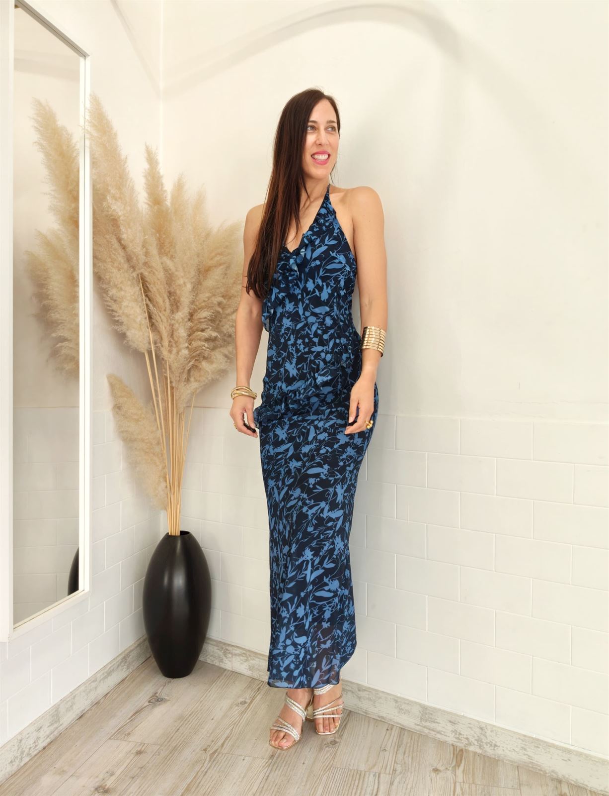 VESTIDO ECLIPSE AZUL - Imagen 1