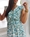 VESTIDO ESTAMPADO DOBLE VOLANTE AZUL - Imagen 2